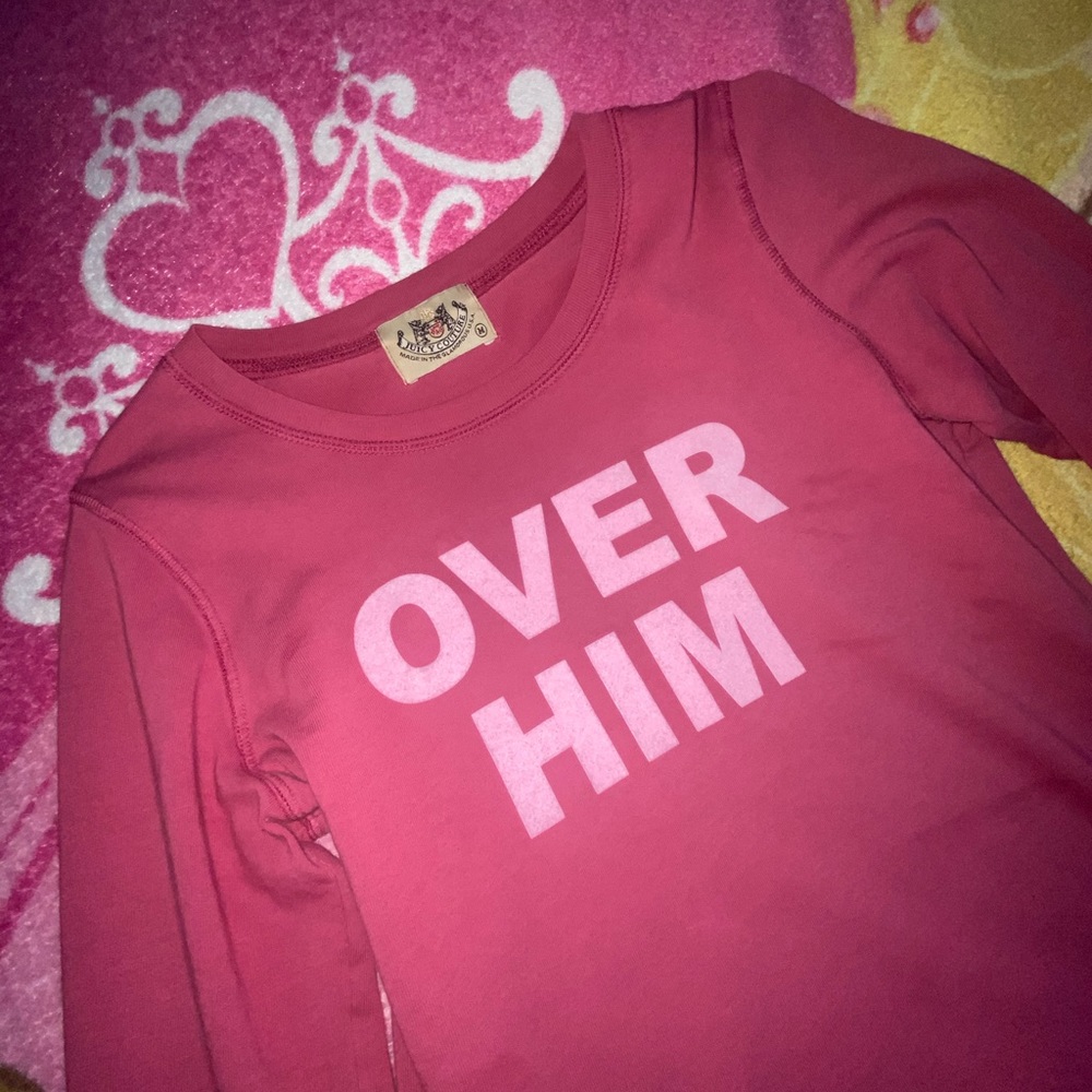[SOLD] Rare Juicy Couture Over Him Long Sleeve Tee